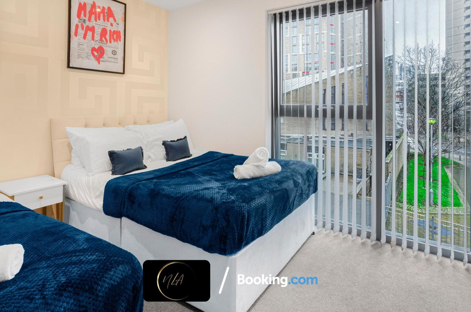 City Centre Apartment With Free Parking, 2 Bathrooms, Netflix And Wifi - Suitable For Contractors And Families - By Noor Luxury Accommodations 버밍엄 외부 사진