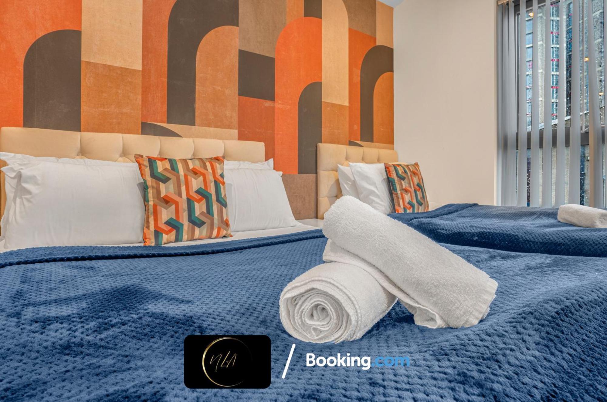 City Centre Apartment With Free Parking, 2 Bathrooms, Netflix And Wifi - Suitable For Contractors And Families - By Noor Luxury Accommodations 버밍엄 외부 사진
