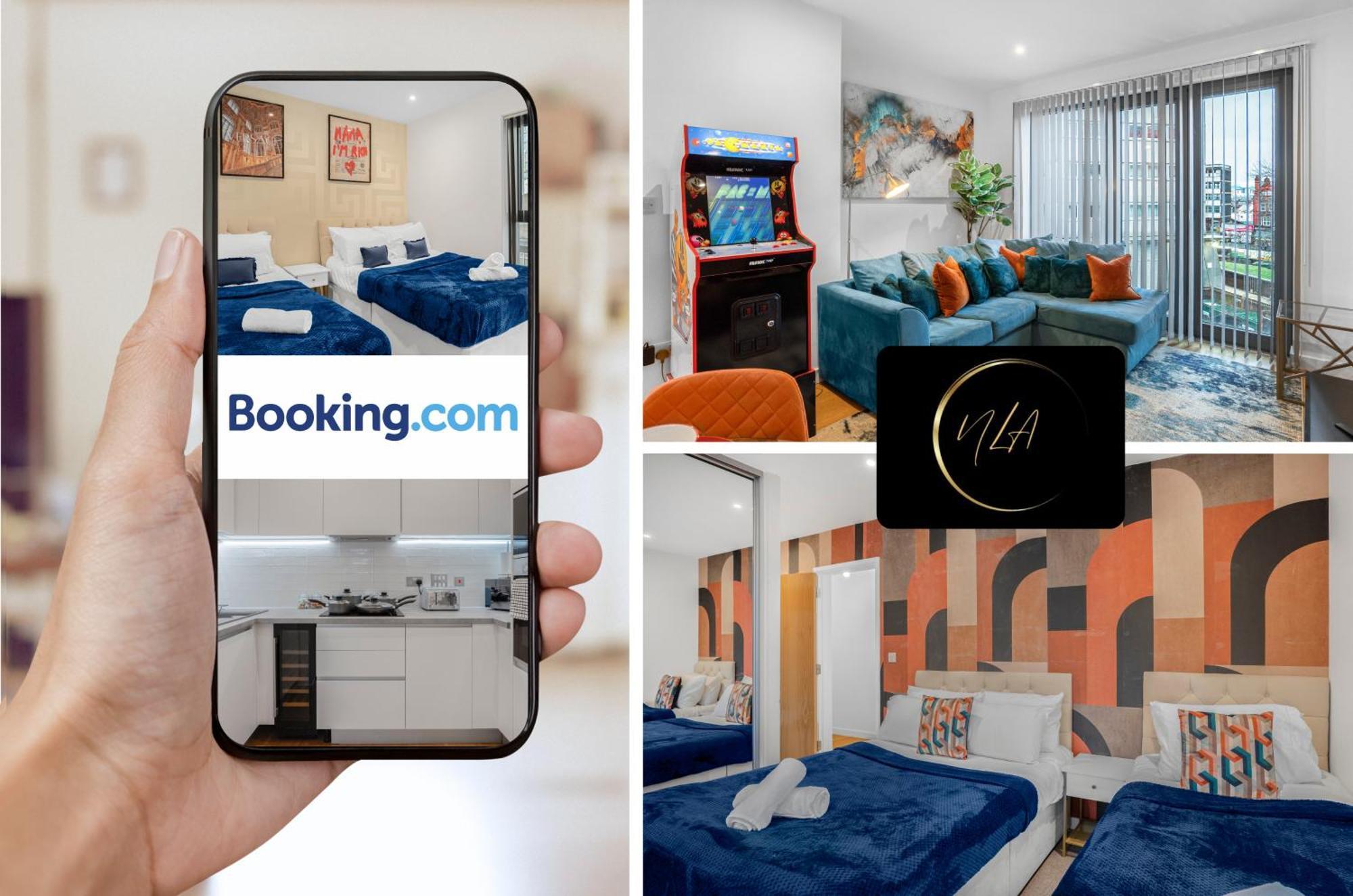 City Centre Apartment With Free Parking, 2 Bathrooms, Netflix And Wifi - Suitable For Contractors And Families - By Noor Luxury Accommodations 버밍엄 외부 사진